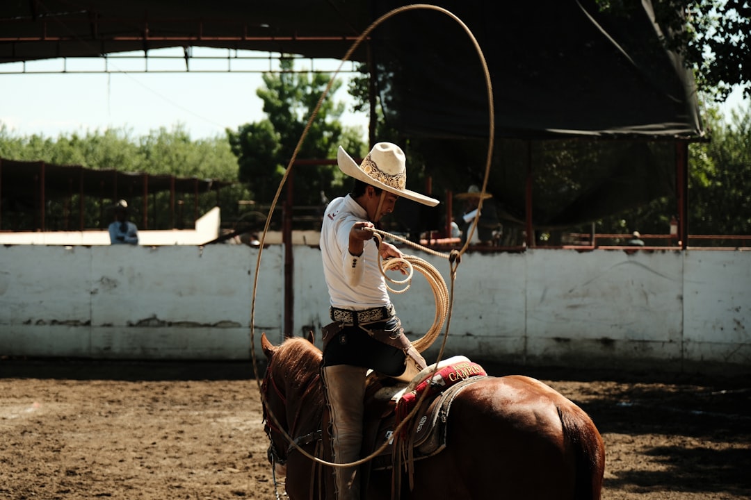 Photo Cowboy riding